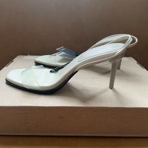 ZARA clear strappy heels NWT 7.5